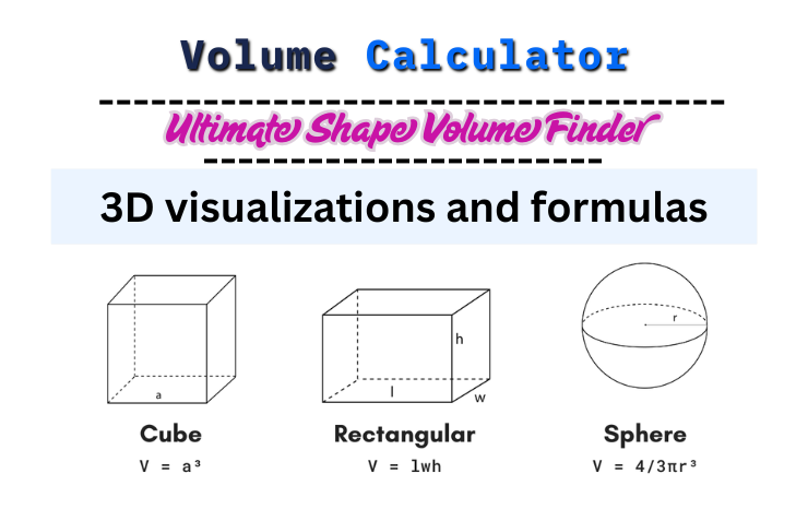 Volume Calculator | Ultimate Shape Volume Finder