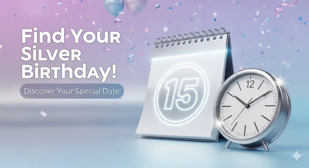 Silver Birthday Calculator – Find Your Special Milestone